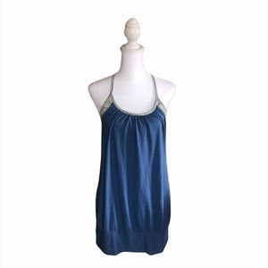 LULULEMON light blue tank top with light support  women size 8